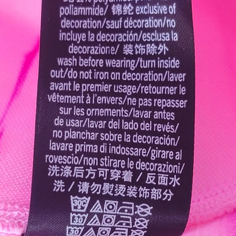 PINK ACTIVE Victoria's Secret High Waist Leggings Women S Neon Pink Tie Dye Gym - Picture 6 of 7